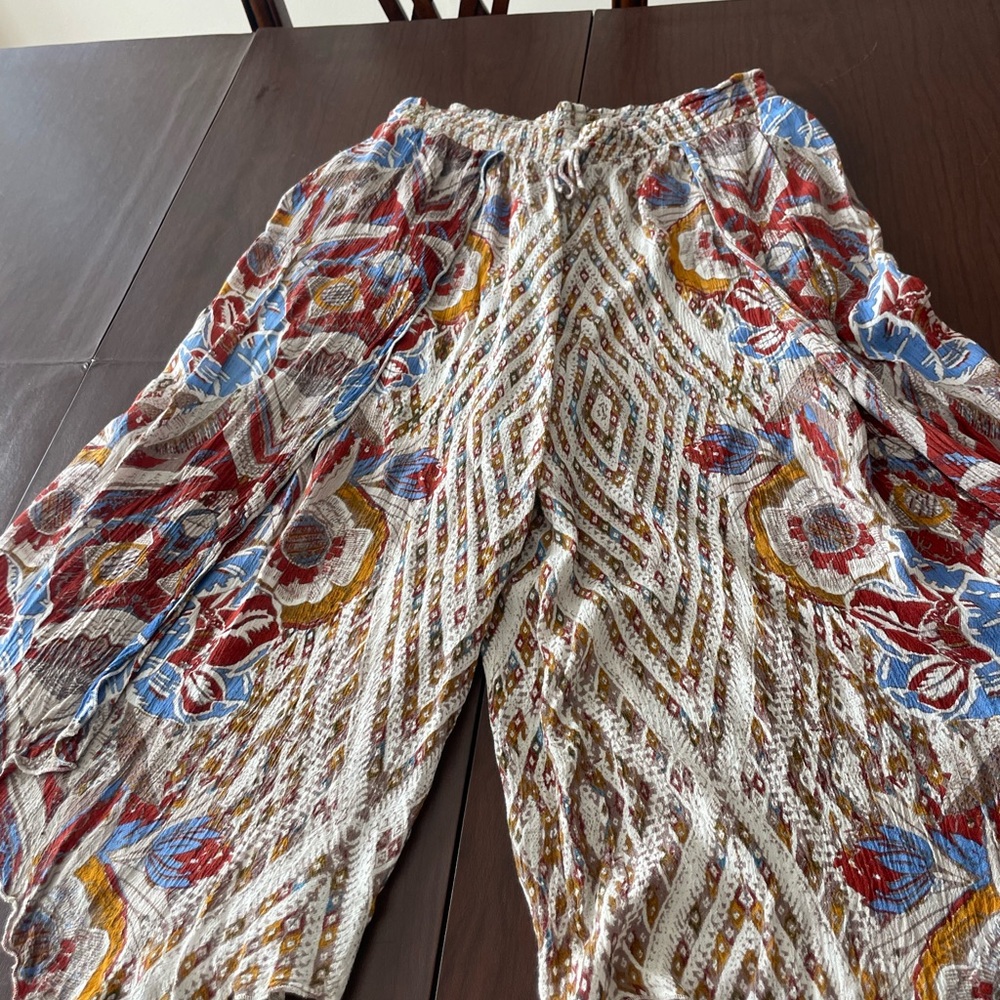 Free People Multicolor Textured Fabric